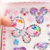Calcomanías para Niños Gema Cristal Acrílico Diamante Calcomanías Niñas Decorativas Creativas DIY Kindergarten Calcomanías de Bonificación