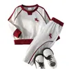 Conjunto Masculino Russo Estilo Esportivo Patchwork Blusa de Moletom Color Block Calça Jogger Skinny Casual Confortável Fábrica de Origem