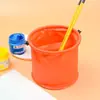Venda Direta de Fábrica Balde Pequeno com Compartimentos para Lavar Pincéis, Dobrável Portátil Telescópico para Pintura Artística ao Ar Livre Praia