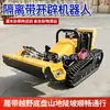 Robot barredor de cinturón de aislamiento, vehículo barredor de prevención de incendios forestales controlado a distancia, robot de rescate de emergencia para despeje de obstáculos y recuperación de tierras