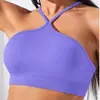 Sujetador Deportivo Transfronterizo con Hermoso Diseño en la Espalda, Sujetador de Yoga a Prueba de Impactos, Chaleco Fitness de Cuello Halter, Chaleco Deportivo para Mujer, Anti-Impacto y Anti-Caída