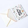 Tarjeta de Felicitación Corea Tarjeta de Felicitación Creativa Venta al por Mayor Festiva Mini Dibujos Animados Tarjeta con Elementos Navideños Tarjeta de Felicitación de Año Nuevo y Navidad