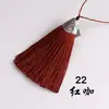 Llavero para colgar en bolso Gorra corta de boca de pez Colgante de borla con púas Colgante de boca de pez con púas con hilo Borla con púas
