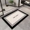 Tapete de chão de banheiro de desenho animado, tapete absorvente para a entrada, tapete de pé antiderrapante de secagem rápida de lama de diatomáceas, tapete de vaso sanitário, tapete de porta