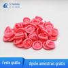 Atacado de fábrica capa de dedo descartável antiderrapante látex rosa capa de dedo beleza sobrancelha resistente ao desgaste borracha eletrônicos