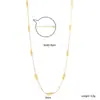 Europeo y Americano Transfronterizo Nuevos Productos Lujo Accesible Diseño Nicho Globo Aerostático Cadena para Clavícula Colgante Moda Acero Inoxidable 18K Collar