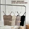 Camisola transparente de seda de hielo con tirantes finos e invisibles para mujer con copas, top sin costuras de espalda bonita, adecuado para usar con ropa exterior, corte ajustado y versátil