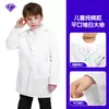 Uniforme de Doctor Bata Blanca Transfronterizo para Niños Uniforme de Trabajo de Doctor Estudiante de Escuela Primaria Bata de Laboratorio de Ciencias Uniforme de Desempeño de Trabajo de Doctor