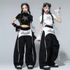 Ropa de Baile Jazz para Niñas Hip Hop Infantil Danza Urbana Conjunto de Atuendo de Moda Desfile de Moda de Niñas de Jazz Disfraz para Actuación Escénica Infantil