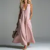 Vestido Casual de Color Sólido con Bolsillo de Parche y Cuello en V Profundo, Nuevo para Primavera y Verano, Sitio Independiente de Amazon Transfronterizo Europeo y Americano 2026