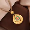 Colgante de Bolsa de la Suerte Hueca Estilo Chino Nuevo de Plata Pura 999, Artesanía Tradicional, Lleno de Bendiciones y Bienestar, Collar de Cuerda Trenzada con Flor de Loto Esmaltada