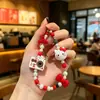 Venta al por mayor del fabricante Nuevo modelo Gato Kt Lazo Cadena para teléfono Colgante de cadena para teléfono con cuentas hecho a mano Decoración para niñas