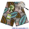 Juego de Tela de Cera Africana Estampada Decorativa de 6 Yardas Tela de Cera de Cristal Tela Super Cera Africana