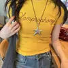 Colar de Estrela Longa Corrente de Suéter Colar Feminino 2025 Novo Doce Cool Nicho Único Colar Temperamento Corrente da Clavícula
