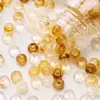 7x 4mm Acrílico Resaltado Transparente Dos Tonos Plano Ábaco Cuenta Espaciador Accesorios Hecho a Mano DIY Cadena Colgante Material para Pulsera