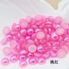 Perlas de Media Caña de Fondo Plano Materiales para Manualidades Perlas de Imitación ABS Perlas de Media Caña Blancas y de Colores para Decoración Hecha a Mano y Uñas Cuentas Sueltas