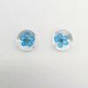 Flor de Melocotón Seca, Cuentas de Flor de Narciso, Accesorios para Joyería Semi-Terminados, Accesorios para Aretes y Collares DIY, Hemisferio de 16 mm