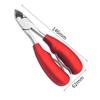 Fabricantes originales pinzas para cutícula de acero inoxidable pinzas para ranura de uña pinzas para uñas grises para cortar cutícula del dedo del pie pinzas para polluelos de uñas de los pies