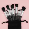 Nuevo Set de 13 Brochas de Maquillaje para Principiantes, Incluye Brochas para Sombra de Ojos, Polvos, Base, Rubor, Iluminador y Corrector