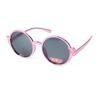 Gafas de sol para niños redondas caracol plástico espejo multicolor opcional gafas de moda para niños