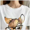 Camiseta C01 tamanho G regular feminina especial para corpo gordo 300kg gorda mm pode usar camiseta de manga curta estampada coreana versão coreana