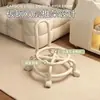 Banqueta giratória com rodízios, banqueta baixa para uso doméstico, banqueta para trocar de sapatos, cadeira infantil com encosto, banqueta redonda para sala de estar, banco estofado