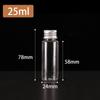 Botella Transparente Dispensadora de Líquido para Mascotas 10 30 50 100ml Aceite Esencial Medicina para Peces Botella Pequeña Tapa de Aluminio Botella de Plástico