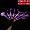 Instrumento de belleza de alta frecuencia de siete piezas, dispositivo de electroterapia, dispositivo de alta frecuencia, dispositivo de ozono, varilla de electroterapia facial de microcorriente para fisioterapia, transfronterizo