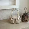 Bolso de Color Sólido de Gran Capacidad 2026 Nuevo de Verano Simple Elegante Casual Bolso de Hombro con Lazo para el Trabajo