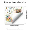 Las Pegatinas de Ventana Temáticas de Mariposas Florales Frescas Transfronterizas Xino Jdt-A2628 Son Adecuadas para Dormitorios, Salas de Estar, Balcones, Etc.