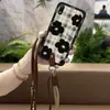 Adecuado para Funda de Teléfono Móvil Wiko Colgante para Cuello Juvenil Flor Sencilla Corazón Bolso Cruzado Resistente al Polvo Pareja Borde Completo Modelo de Mujer
