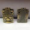 Llavero Colgante Bestia Refrescante de Latón Longsheng Jiuzi Medalla de Bronce de la Suerte Personalidad Creativa Artesanías Colgantes de Mano