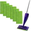 Adaptar a Swiffer mopa plana tela trenzada tela de microfibra mopa paño de repuesto para mopa húmeda accesorios para cabezal de mopa