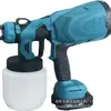 Pistola de Pintura Spray Portátil Sem Fio de Alta Potência com Bateria de Lítio de Fábrica Direta, Alta Atomização, Manual, Doméstica, para Pintura de Parede