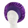 Touca de Cetim de Borda Larga e Alta Elasticidade Transfronteiriça da Amazon para Salão de Beleza Feminino, Chapéu para Cuidados com o Cabelo, Touca para Confinamento/Quimioterapia