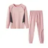 Conjunto de ropa interior térmica deportiva para estudiante adolescente, ropa y pantalones de otoño para niños, pijamas para niñas, conjunto de capa base para niños