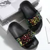 Dropshipping Transfronteiriço de Sandálias Lantejoulas para Meninas para Todas as Estações, Novas Chinelas Casuais Estilo Verão para Menininhas, Sapatos de Praia Antiderrapantes com Solado Macio