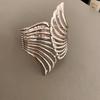 Pulsera Abierta Calada Estilo Metal Frío Transfronterizo Lujo Accesible Europeo y Americano Pulsera Exagerada de Alta Gama Moda Trendy Joyería de Mano