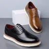 Sapatos Sociais Masculinos de Couro Pontudos Mais Vendidos da Amazon, Sapatos Masculinos Versáteis e Modernos Estilo Britânico, Sapatos de Couro Slip-On Simples de Cor Sólida