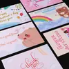 Portatarjetas Plegable a la Mitad Tarjeta de Agradecimiento Tarjeta Postventa Tarjeta de Felicitación Cinturón Tarjeta de Papel para Uñas Portátil Tarjeta de Empaque Impresión de Tarjetas Papel Perlado