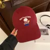 Gorra de Béisbol Rosa Bordada con Cachorro Estilo Coreano Ins Linda para Mujer, Dulce y Versátil, Hace que la Cara Parezca Más Pequeña, Adecuada para Primavera y Verano