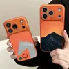 Funda para Teléfono Móvil Ins Naranja Creativa Cumbre de Montaña Manzana 17Pro 14 Adecuada para Iphone16 Succión Magnética 15Ma 18Promax