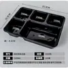 Cajas de Almuerzo Desechables Personalizadas con Cuatro Compartimentos, Cinco Compartimentos y Múltiples Compartimentos, Cajas de Almuerzo para Llevar, Cajas de Comida Rápida, Cajas de Almuerzo Rectangulares de Plástico