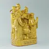 Adornos de Latón de los Cinco Dioses de la Riqueza, Artesanías, Figuras, Estatuas de Bronce, Decoraciones para Adoración, Regalos de Inauguración, Exhibición de Recepción