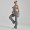 Comercio Exterior Transfronterizo Moda Casual Europea y Americana Nuevo Mono de Yoga Ajustado con Espalda Hueca Mono Adelgazante