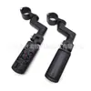 Pedales Universales Modificados para Motocicleta con Cubiertas Galvanizadas, Accesorios para Automóviles y Motocicletas Adecuados para Tubos con un Diámetro de 1-1/4 pulgadas