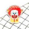 Insignia acrílica Le Burger broche de caricatura de papas fritas pegatina para funda de teléfono accesorio para bolsa pin en stock muñeca sin