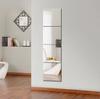 Pegatinas de Pared de Espejo Acrílico Hogar Dormitorio Dormitorio Espejo Completo Autoadhesivo Espejo Blando Pegatinas de Pared de Espejo Acrílico