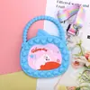 Bolsa de Silicona al por Mayor Bolso Cruzado para Niñas Almacenamiento Billetera para Monedas Alivio del Estrés Infantil Bolsa Tote de Hombro con Burbujas Bolsa de Almacenamiento Regalo