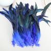 En stock, 50 plumas de pollo moradas naturales de 6-8 pulgadas, accesorios hechos a mano para bricolaje, accesorios de tiro, accesorios de ropa